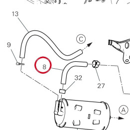 Tuyau 93512851A — réf. 93512851A | Ducati Store