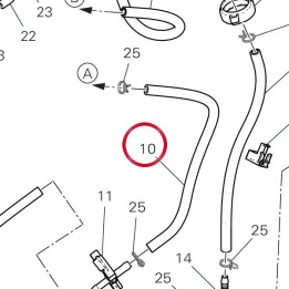 Tuyau en caoutchouc — réf. 935Z0491A | Ducati Store