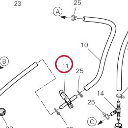 Guide tuyau canister — réf. 74113411A | Ducati Store