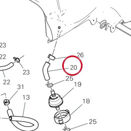 Tuyau 935Z0541A — réf. 935Z0541A | Ducati Store