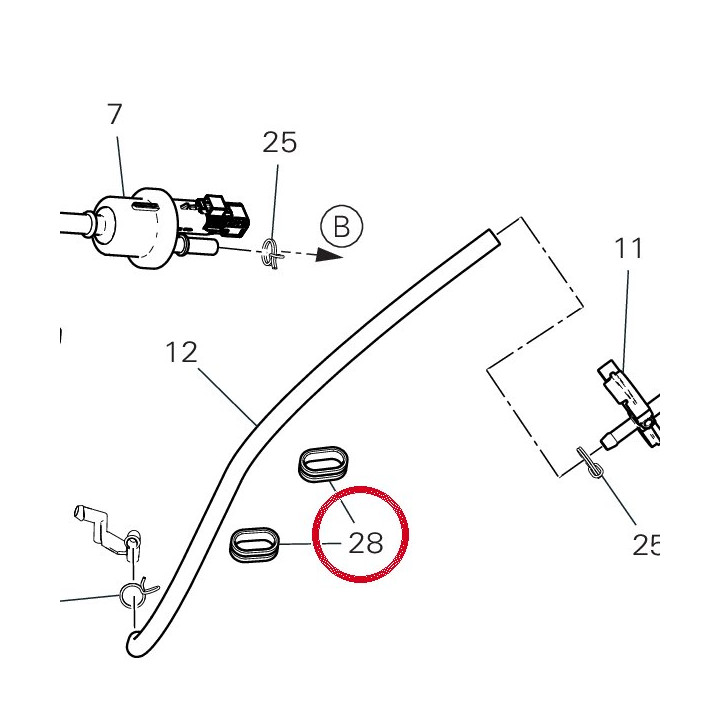 Joint en caoutchouc — réf. 76414701A | Ducati Store