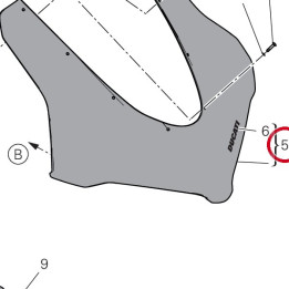 Capot avant 48114751BA — réf. 48114751BA | Ducati Store