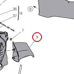 Ala sinistra 4801E411BA — réf. 4801E411BA | Ducati Store