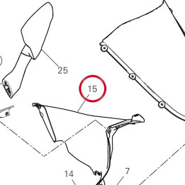Couvercle capot gauche — réf. 4601R061A | Ducati Store