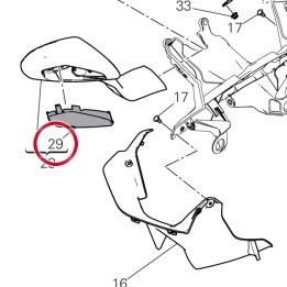 Cache miroir droit 4601P391A — réf. 4601P391A | Ducati Store