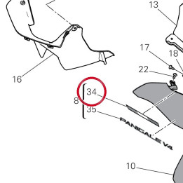Decalcomanie drapeau — réf. 4381N661A | Ducati Store
