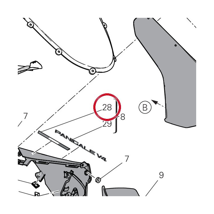 Decalcomanie drapeau — réf. 4381N671A | Ducati Store