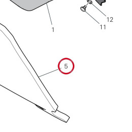 Absorbant sonore inferiore — réf. 48613252A | Ducati Store