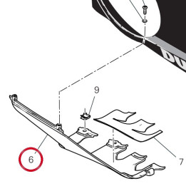Cache silencieux droit — réf. 4801H341A | Ducati Store