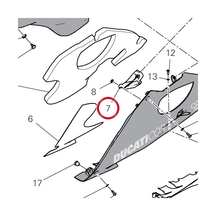 Convoyeur D'Air 8291R511A — réf. 8291R511A | Ducati Store