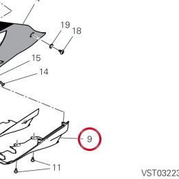 Cache silencieux gauche — réf. 4801H331B | Ducati Store