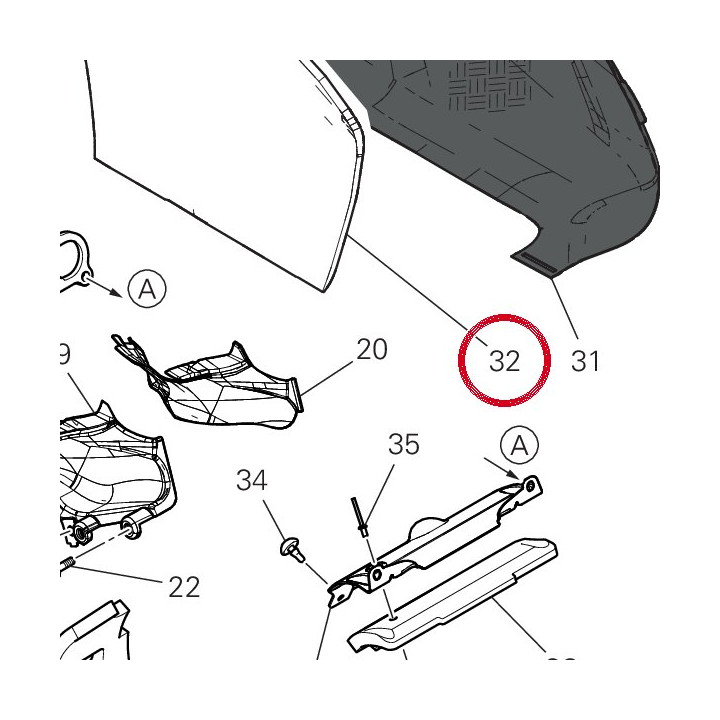 Reflechissant la chaleur — réf. 4601R841B | Ducati Store
