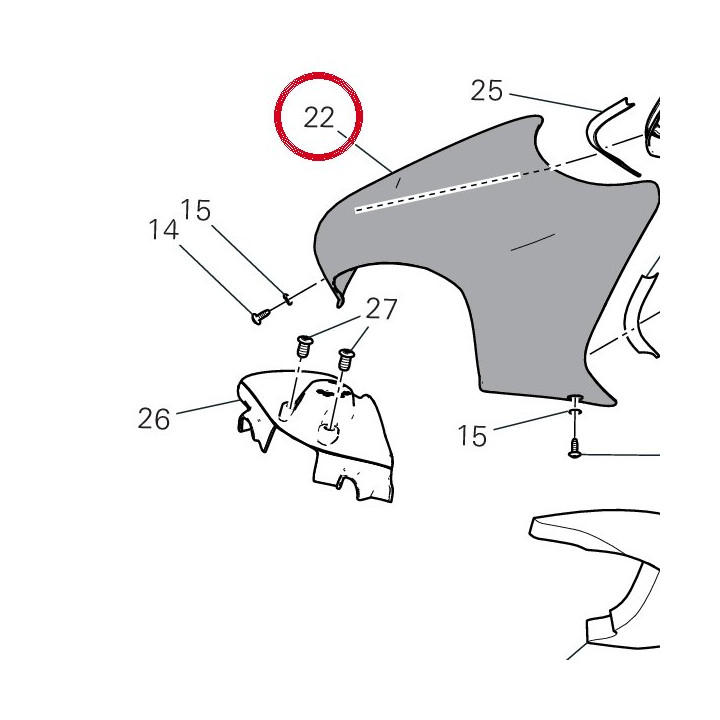 Cache réservoir 4801H351AA — réf. 4801H351AA | Ducati Store