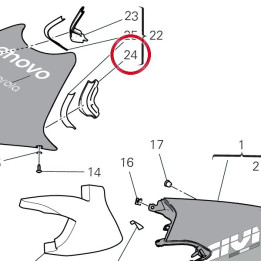 Appendice gauche 4801H471A — réf. 4801H471A | Ducati Store