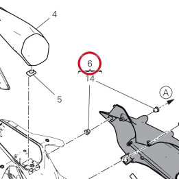 Panneau lateral gauche — réf. 482P7302BA | Ducati Store