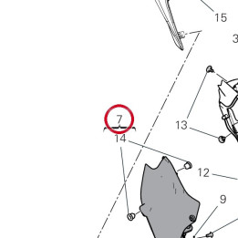 Panneau lateral droit — réf. 482P7292BA | Ducati Store