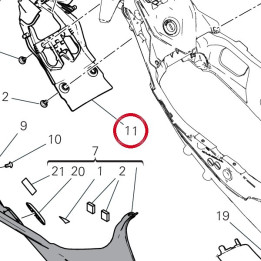 Cover inferiore codone — réf. 48217331A | Ducati Store