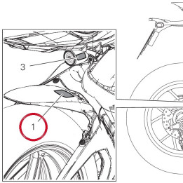Targhetta pressione E — réf. 43314621A | Ducati Store