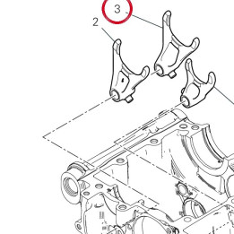 Fourche engrenement 2Ème — réf. 18010492A | Ducati Store