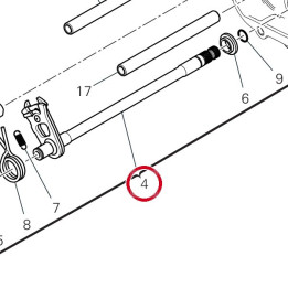 Arbre sélecteur de vitesses — réf. 18120071A | Ducati Store