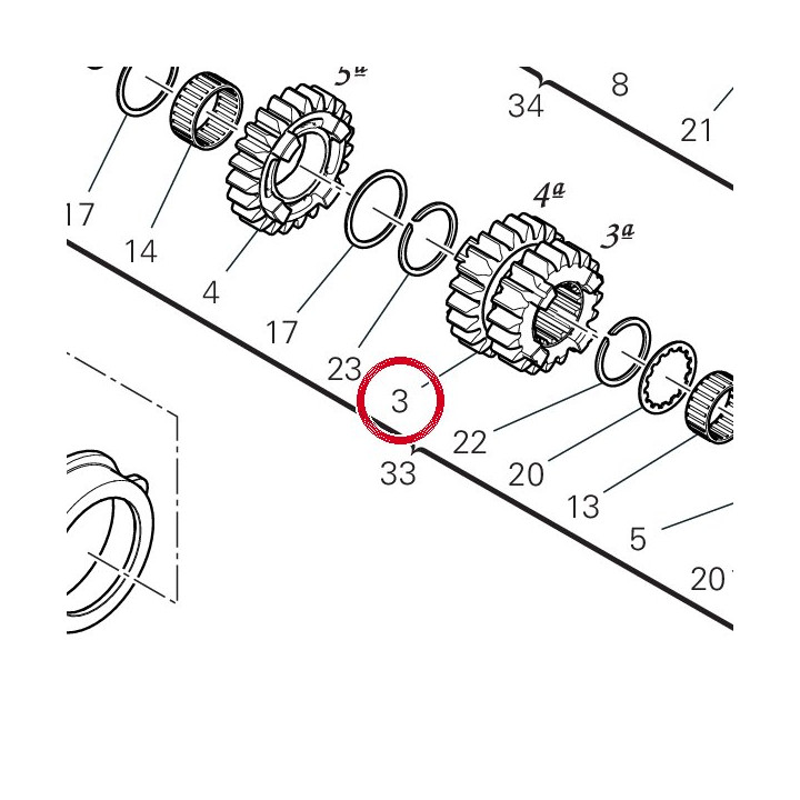 Engrenage conducteur — réf. 17216191A | Ducati Store