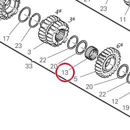 Roulement à aiguilles — réf. 70140311A | Ducati Store