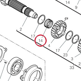 Roulement à aiguilles — réf. 70140321A | Ducati Store