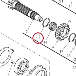 Rondelle de butee 85214621A — réf. 85213291A | Ducati Store