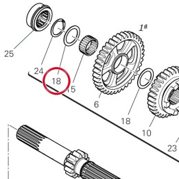 Rondelle de butee 85214631A — réf. 85213311A | Ducati Store