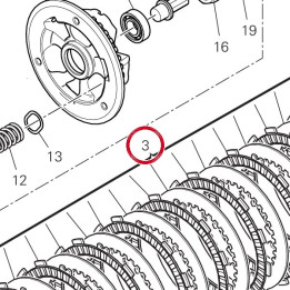 Jeu disques embrayage — réf. 19020361D | Ducati Store
