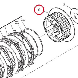 Moyeu Porte-Disque (fcc) — réf. 19610721A | Ducati Store
