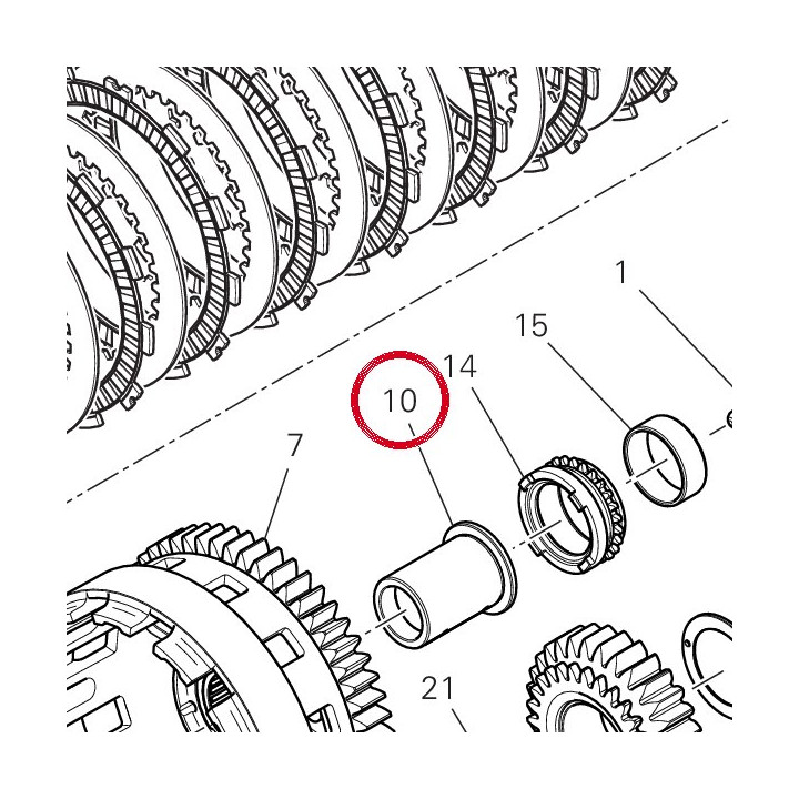 Entretoise 71316011B — réf. 71316011B | Ducati Store