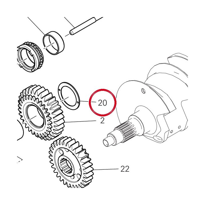 Rondelle de butee 85214051B — réf. 85214051B | Ducati Store