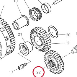 Pignon transmission — réf. 17011661C | Ducati Store