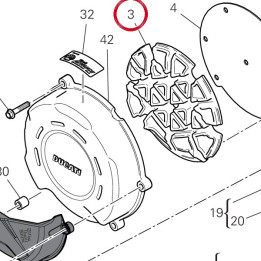 Panneau insonorisant — réf. 48611191A | Ducati Store