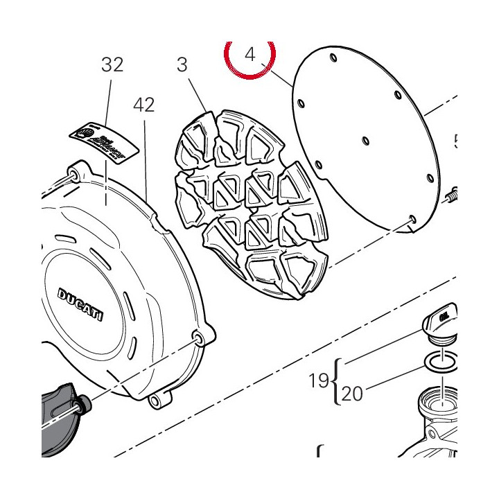 Tole insonorisant 82718692A — réf. 82718692A | Ducati Store