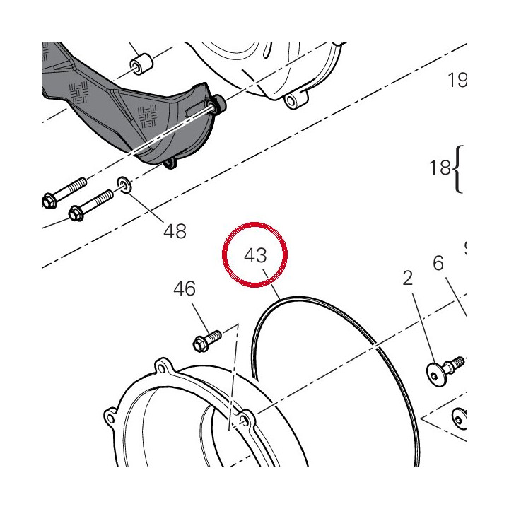 Joint D'Etancheite 88641201A — réf. 88641201A | Ducati Store