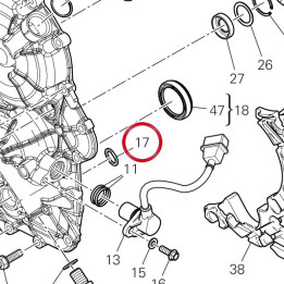 Joint torique 88650321A — réf. 88650321A | Ducati Store