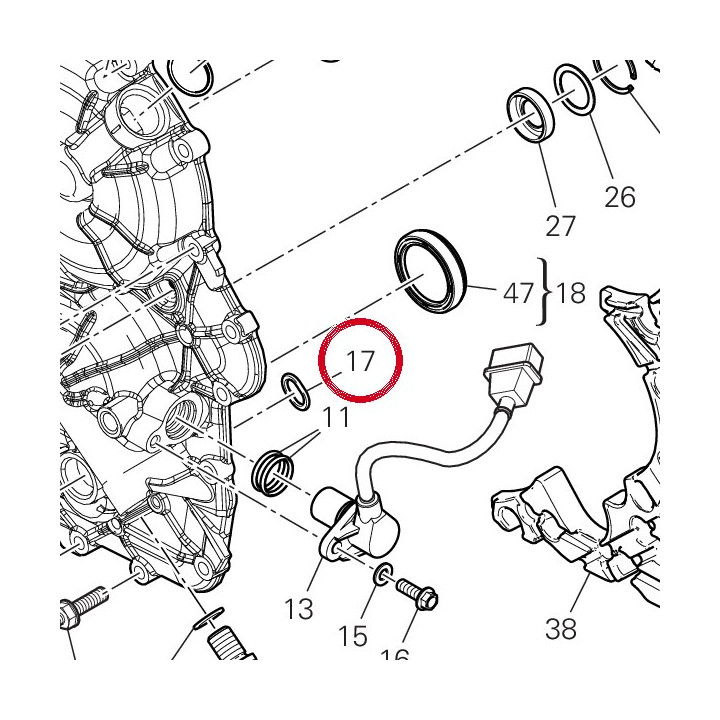 Joint torique 88650321A — réf. 88650321A | Ducati Store