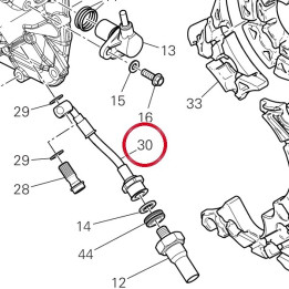 Tuyau pressione huile — réf. 87712481A | Ducati Store