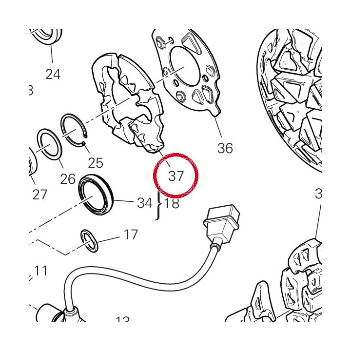Panneau insonorisant — réf. 48612551A | Ducati Store