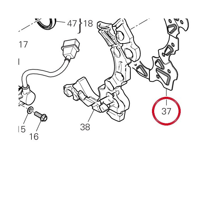Tole antibruit perimetrique — réf. 82718933A | Ducati Store