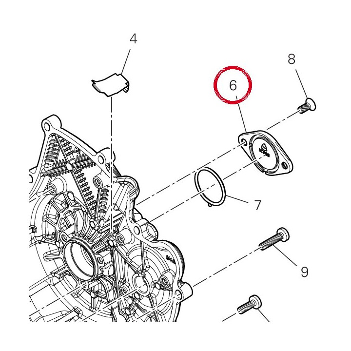 Couvercle 24735581A8 — réf. 24735581A8 | Ducati Store