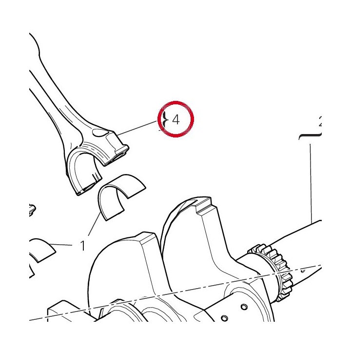 Bielle complète (selection — réf. 15621141BD | Ducati Store