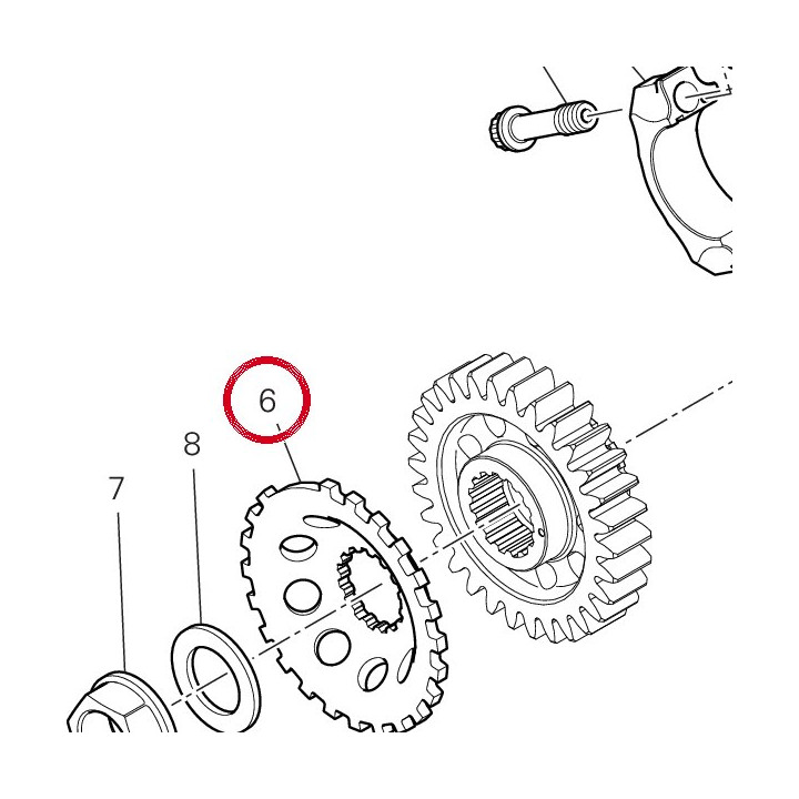 Roue phonique 50410271B — réf. 50410271B | Ducati Store