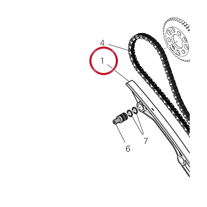 Tendeur complet fixe — réf. 44740112A | Ducati Store