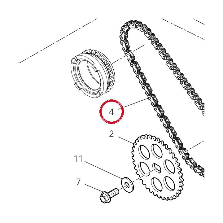 Chaine 67641142A — réf. 67641142A | Ducati Store