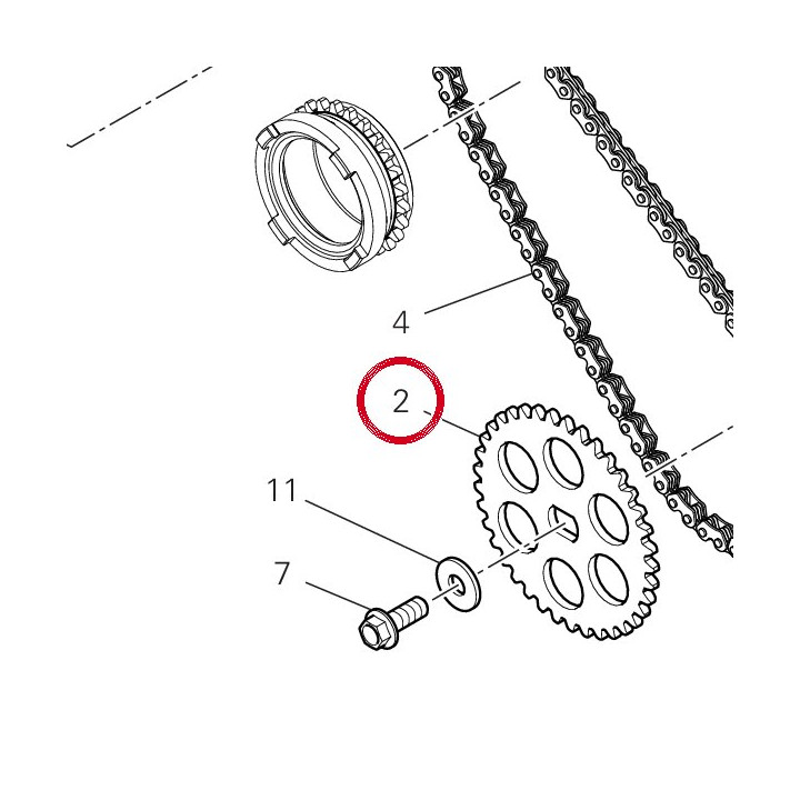 Couronne D37 44910741A — réf. 44910741A | Ducati Store