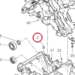 Goujon de référence — réf. 71112191A | Ducati Store