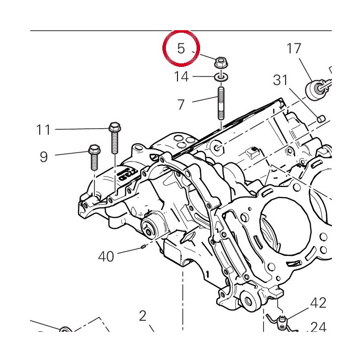 Ecrou 74840481B — réf. 74840481B | Ducati Store